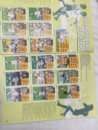 Album cromos futbol 