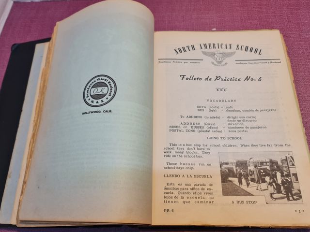 Libro Escolar North American School 1948
