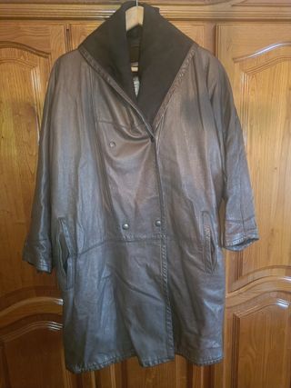 Chaquetón piel mujer