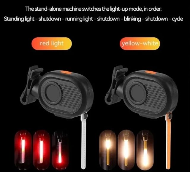 🚲🔦LUZ TRASERA PARA BICICLETA