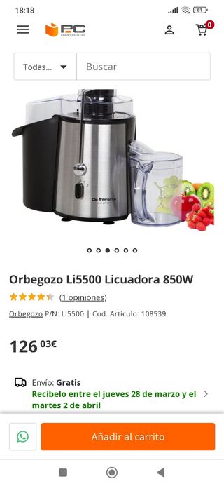 Licuadora Gran Gourmet