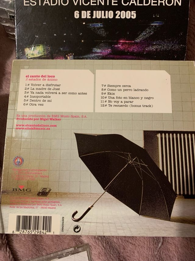 CD’S y DVDS EL CANTO DEL LOCO