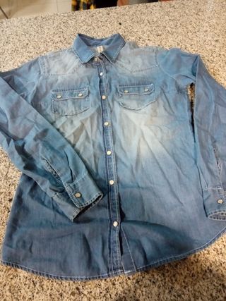 Camisa de tela vaquera
