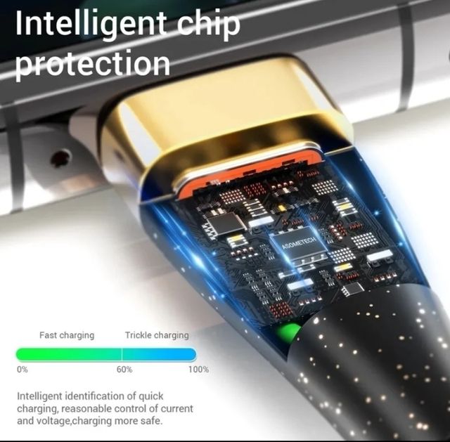 📱🔌CABLE CARGADOR 3 EN 1. 6A 100W