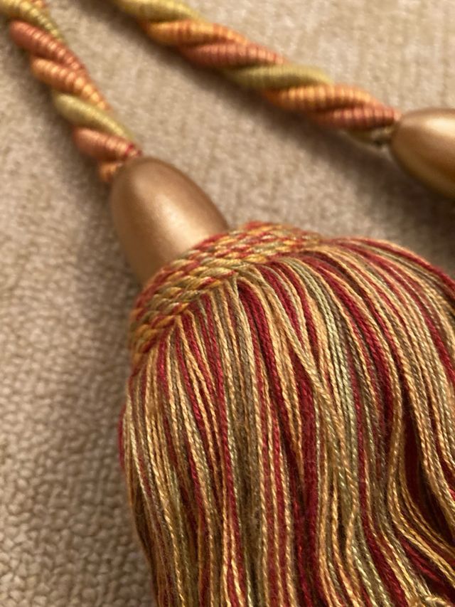 Cordone in tessuto per tende