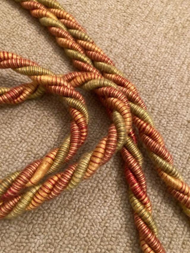 Cordone in tessuto per tende