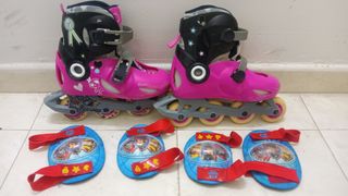 Patines para niña con protecciones