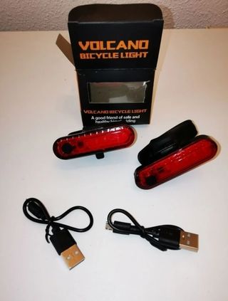🔦🚲PACK DE 2 LUCES TRASERAS PARA BICICLETA