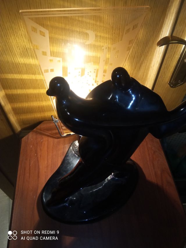 Lampara retro sobremesa años 80/90