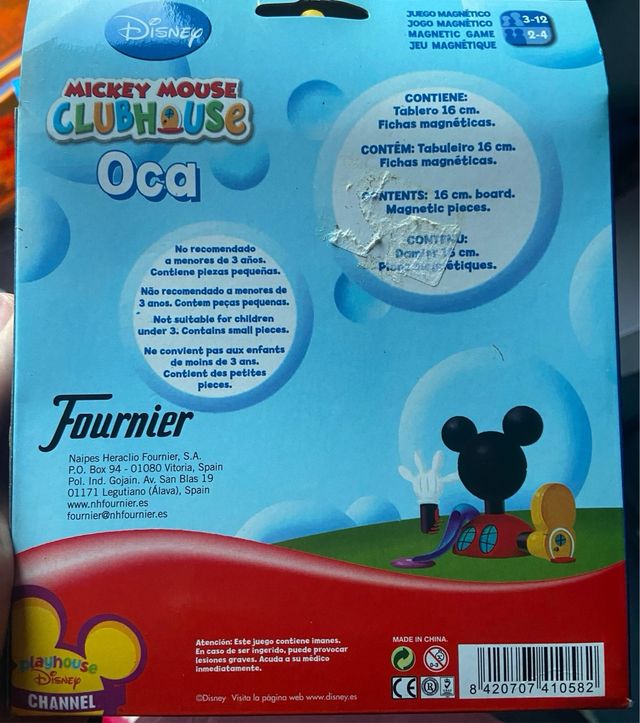 Juego oca mickey