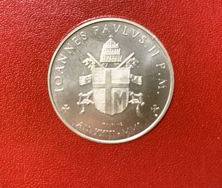 Serie Divisionale VATICANO 2001 XXIII-7 Monete+1Ag