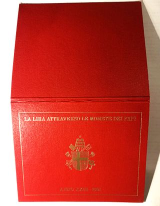 Serie Divisionale VATICANO 2001 XXIII-7 Monete+1Ag