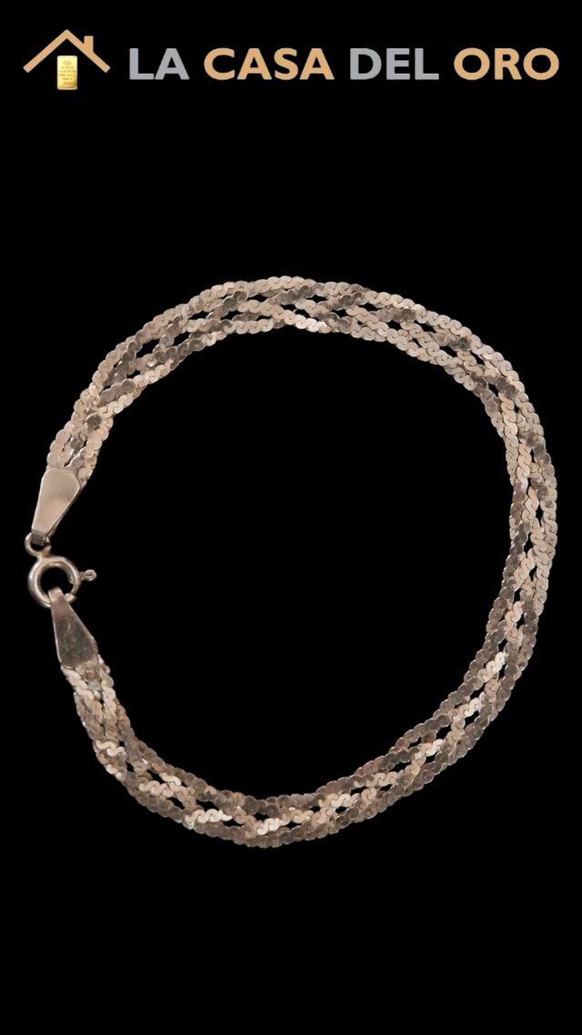 Pulsera oleaje plata 925 -C411/PC116-