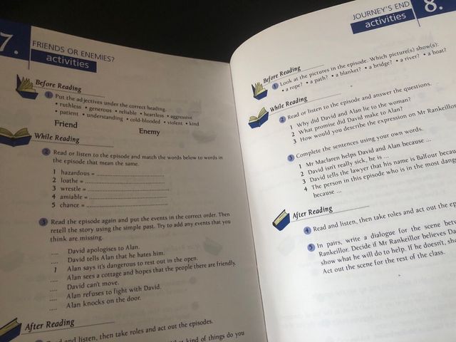 Lectura y Actividades Inglés