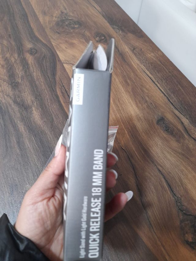 Correa Garmin beige nueva