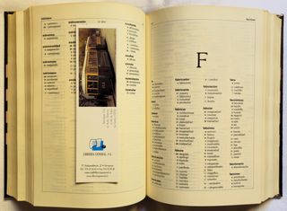 Diccionario de Sinónimos Antónimos y marcapáginas