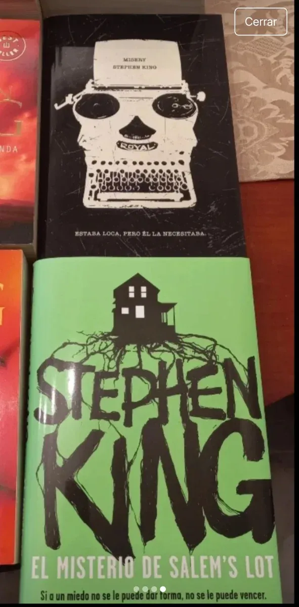 Libros Stephen King (Info descripción)
