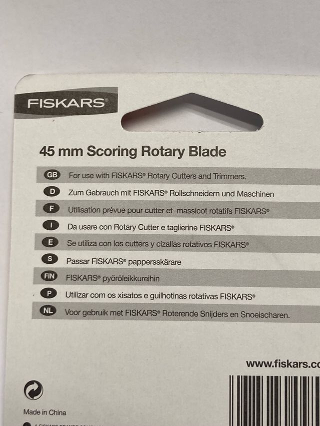 Cuchilla rotatoria de titanio Fiskars