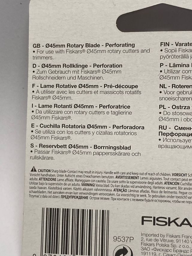 Cuchilla Fiskars 9537P