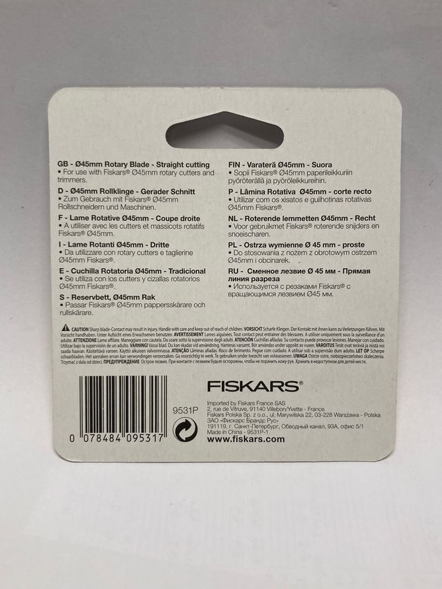 Cuchilla rotatoria Fiskars 9531P