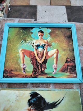 Set 3 quadretti decuoupage 