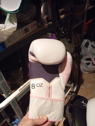 Guantes de boxeo chica