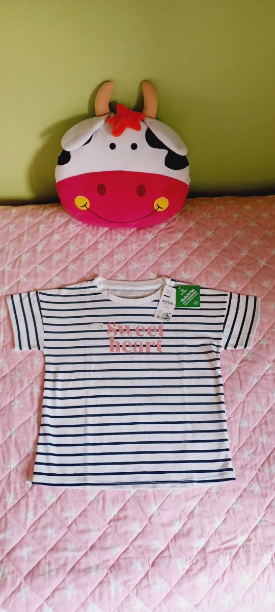 Camiseta rayas 7-8 años Niña Tex kids