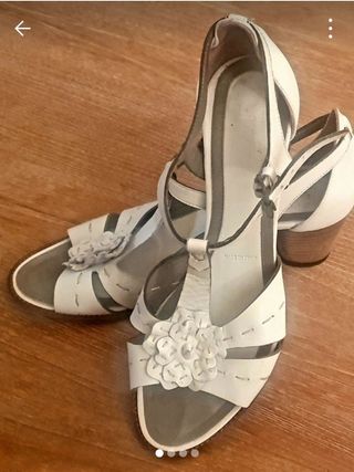 Sandalo bianco donna