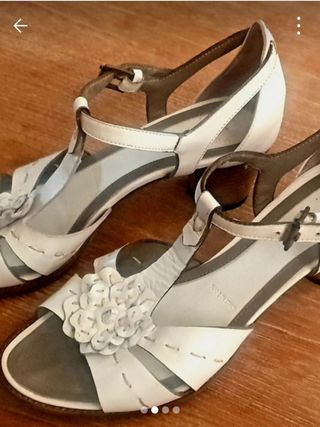 Sandalo bianco donna