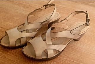 Sandalo donna color tortora