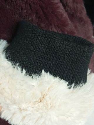 Cazadora de pelo sintético tipo Teddy 