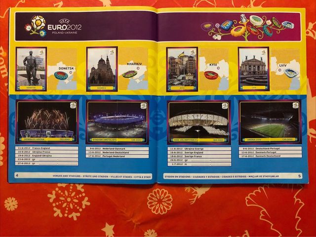 album figurine Euro 2012 completo