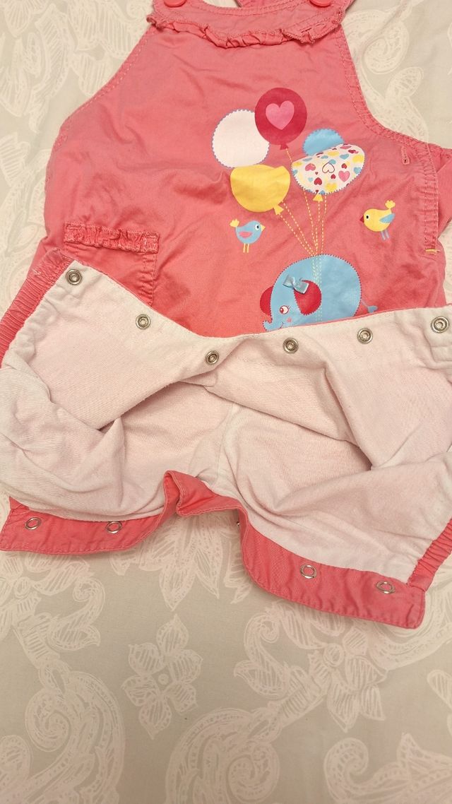 Pelele rosa talla 2-4 meses