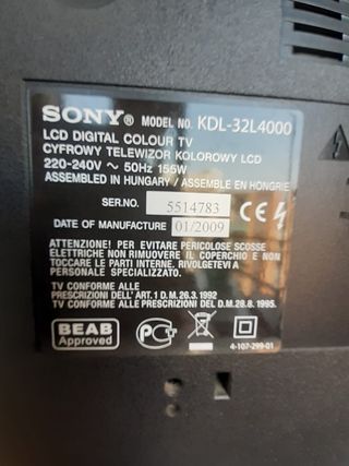 TV 32 " SONY  (urge )