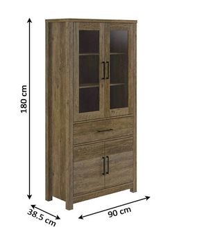 VITRINA 4 PUERTAS 180X90CM