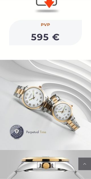 Reloj thermidor perpetual time