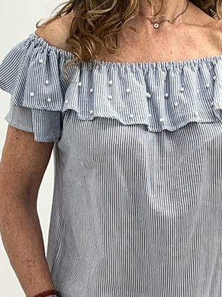 TOP BLUSA HOMBROS DESCUBIERTOS