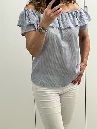TOP BLUSA HOMBROS DESCUBIERTOS