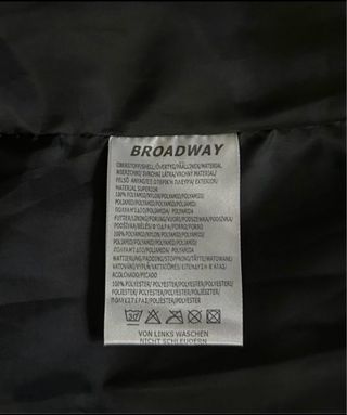 Abrigo hombre Broadway jackets negro.