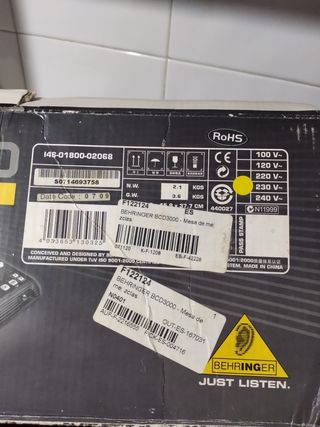 Mesa de mezclas BCD 3000