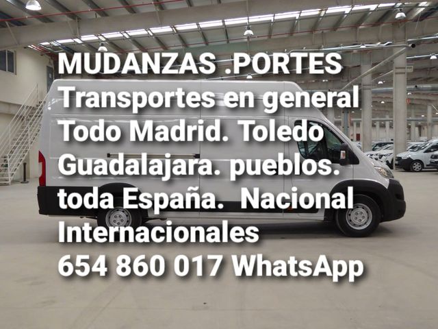 Portes*Mudanzas*Montajes Muebles* En Madrid*España