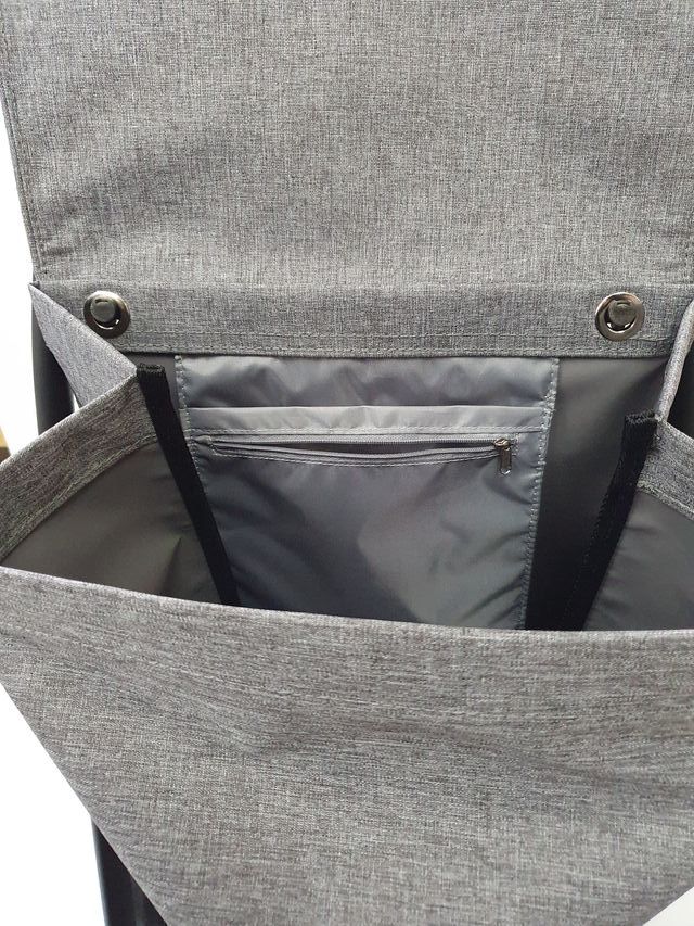 Carro 2 ruedas Tweed 8 Gris