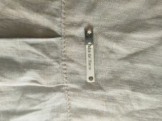 Camisa larga de lino