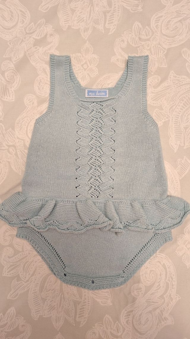 Ranita de punto bebe niña 6 meses