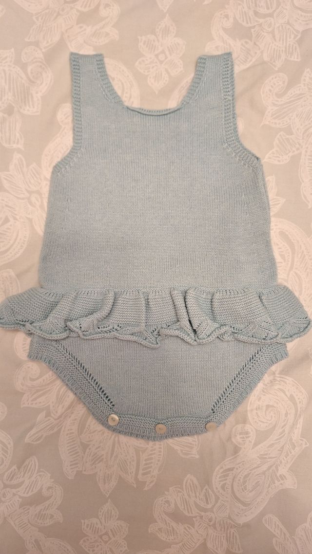 Ranita de punto bebe niña 6 meses
