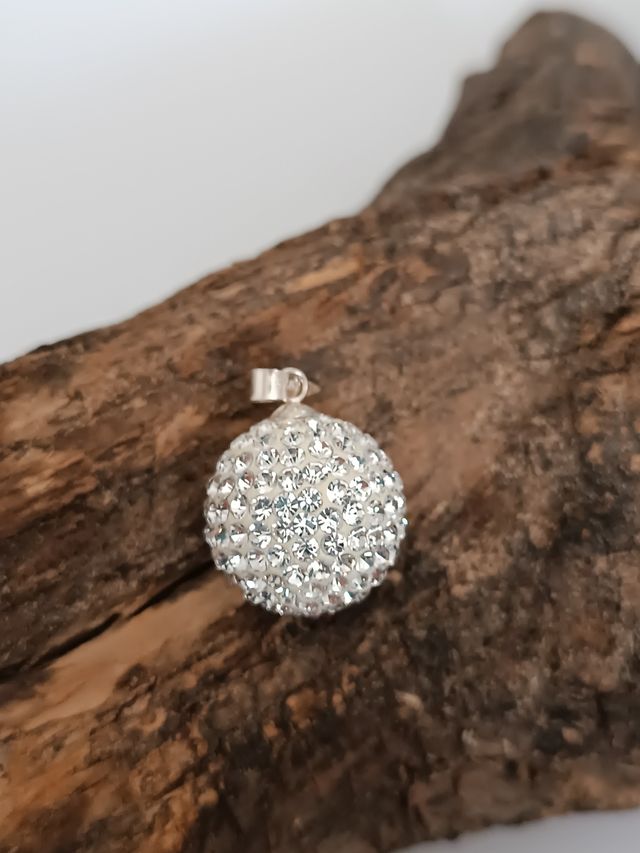 Colgante plata de ley con piedras 