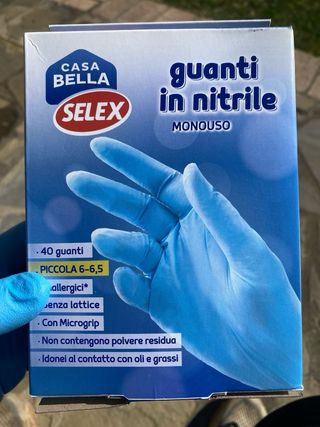 Guanti in nitrile
