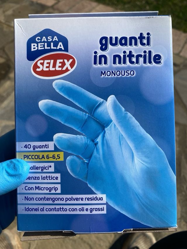 Guanti in nitrile