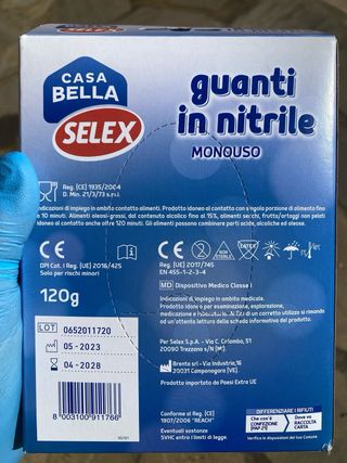 Guanti in nitrile