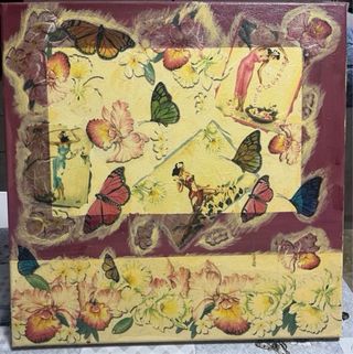 Quadro in tela fantasia farfalle